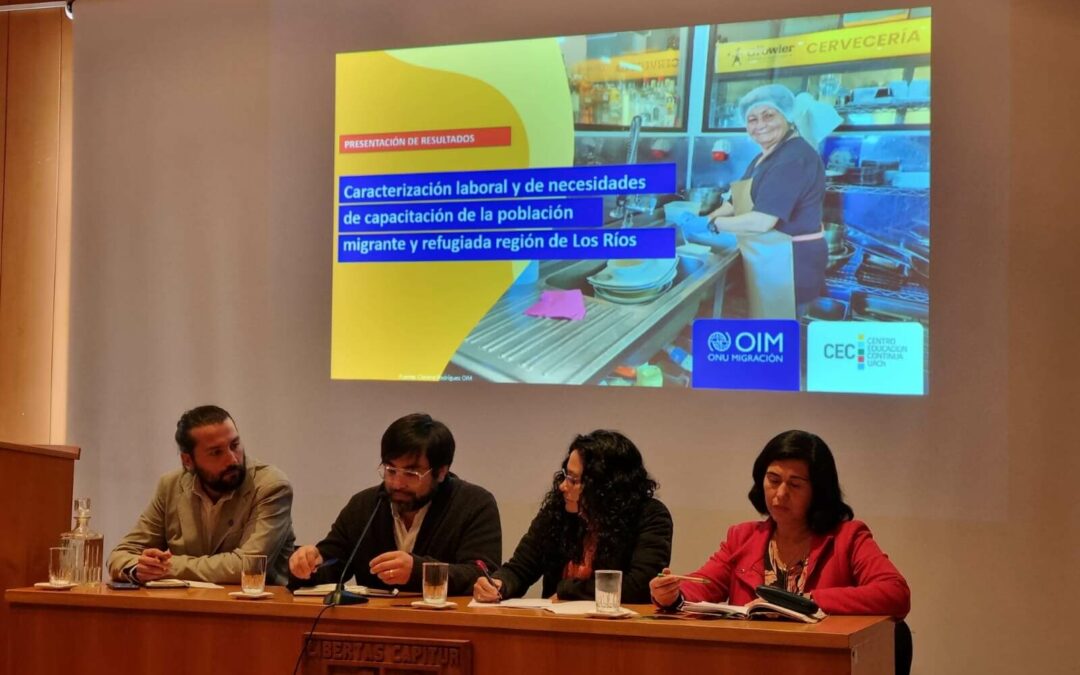 OIM presenta estudio sobre caracterización de los migrantes en la Región de Los Ríos
